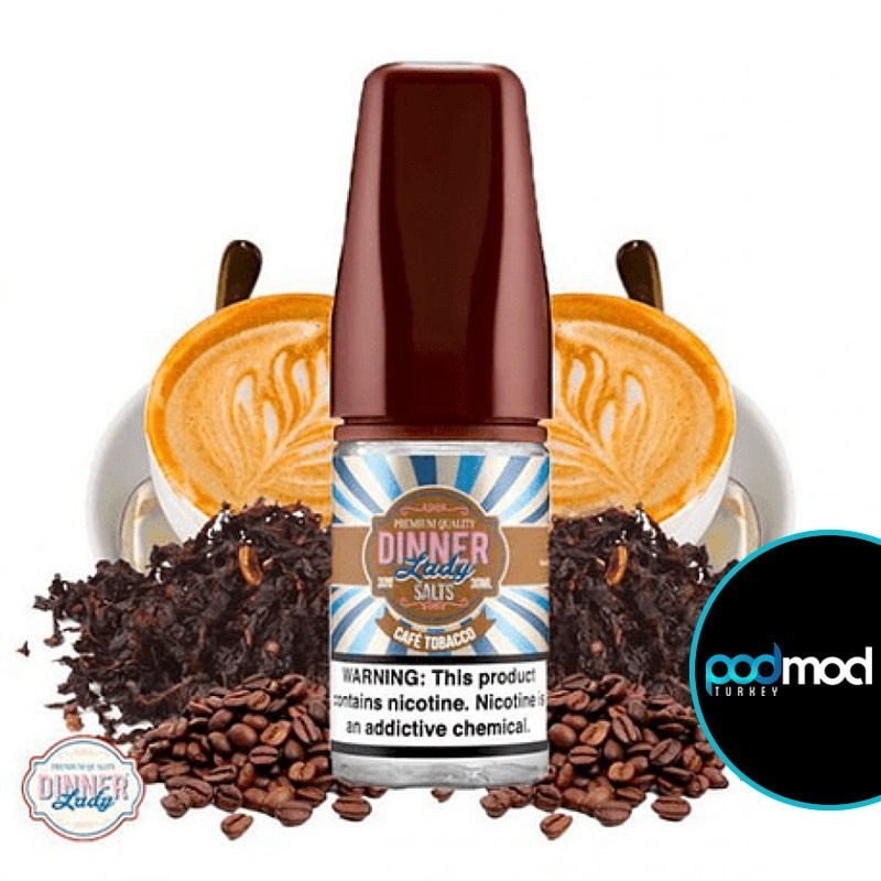 Dinner Lady Cafe Tobacco Salt Likit 30ml