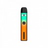 Uwell Caliburn G2 Pod turuncu-yeşil renkli, kompakt elektronik sigara cihazı.