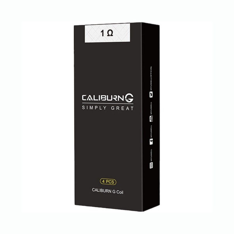 Uwell Caliburn G Coil 1.0 Ohm 4 Adet Siyah Kutu