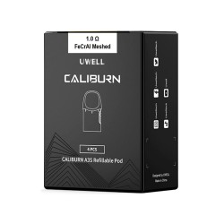 Uwell Caliburn A3 Kartuş 1.0Ω FeCrAl Mesh (4 Adet)
