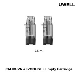 Uwell Caliburn Ironfist L 2.5ml Kartuş, Şeffaf Yedek Coil Kartuş