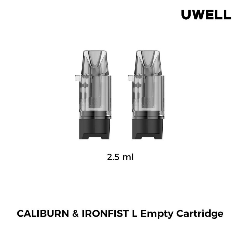 Uwell Caliburn Ironfist L 2.5ml Kartuş, Şeffaf Yedek Coil Kartuş