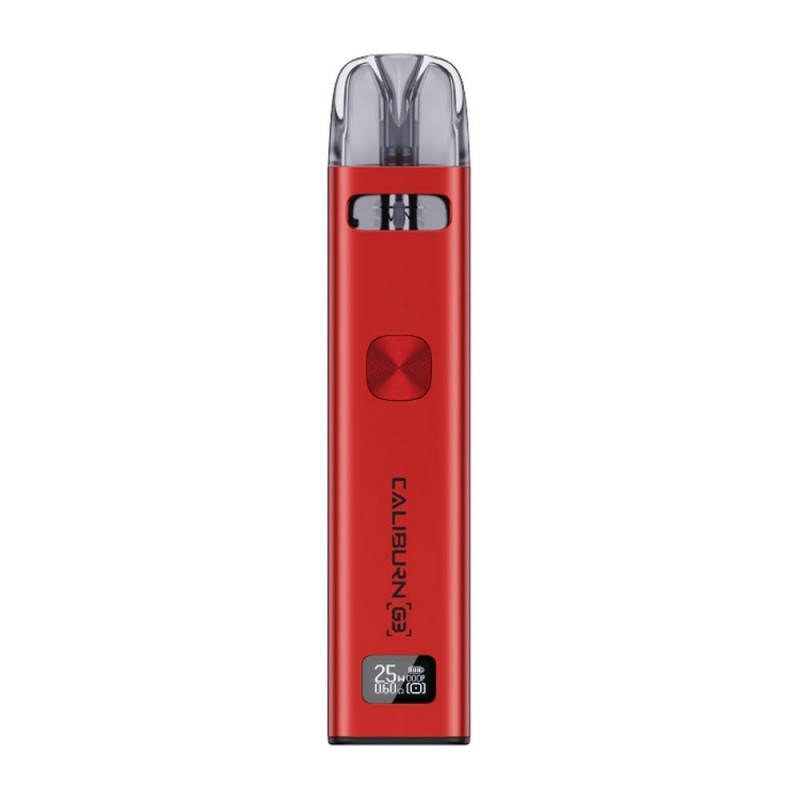 Kırmızı Uwell Caliburn G3 Pod 25W elektronik sigara cihazı