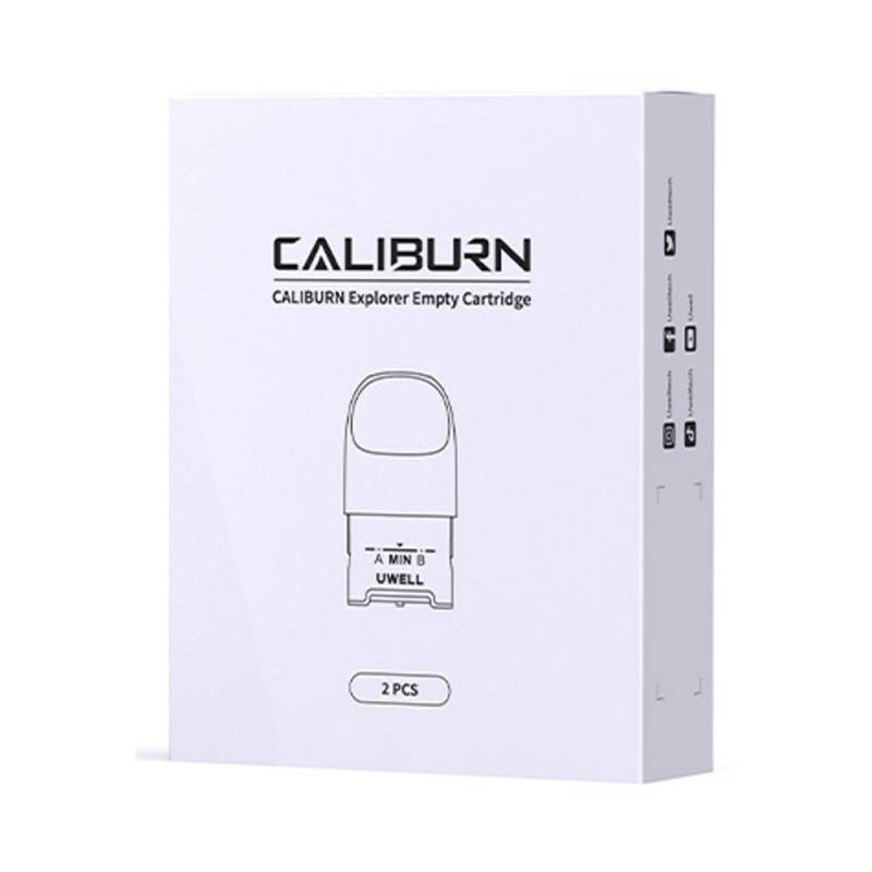 Uwell Caliburn Explorer Boş Kartuş 2 Adet Beyaz Kutu