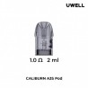 Uwell Caliburn A3S Pod Kartuş 1.0Ω 2ml Gri Şeffaf Yedek Coil