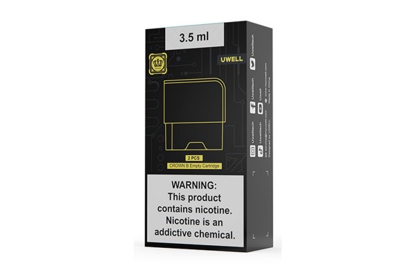 Uwell Crown B Kartuş 3.5ml (2 Adet) Ambalajı