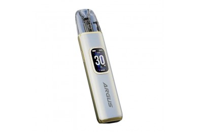 Voopoo Argus G3 Pod 30W açık mavi/altın renkli elektronik sigara.