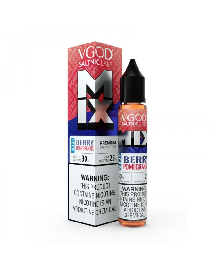 VGOD Saltnic Labs Iced Berry Pomegranate Premium Salt Likit 30ml 25mg