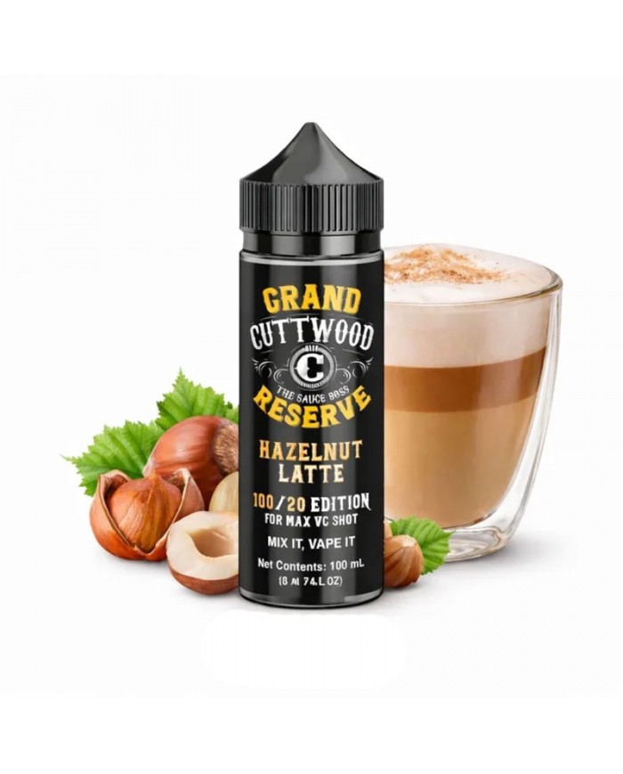 Cuttwood Hazelnut Latte Likit 120ml