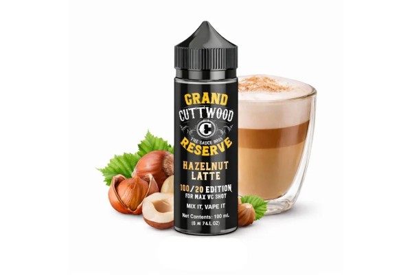 Cuttwood Hazelnut Latte Likit 120ml